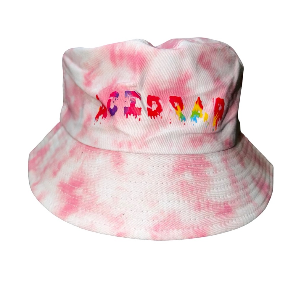ACIDRAP pink tie dye‎ bucket hat